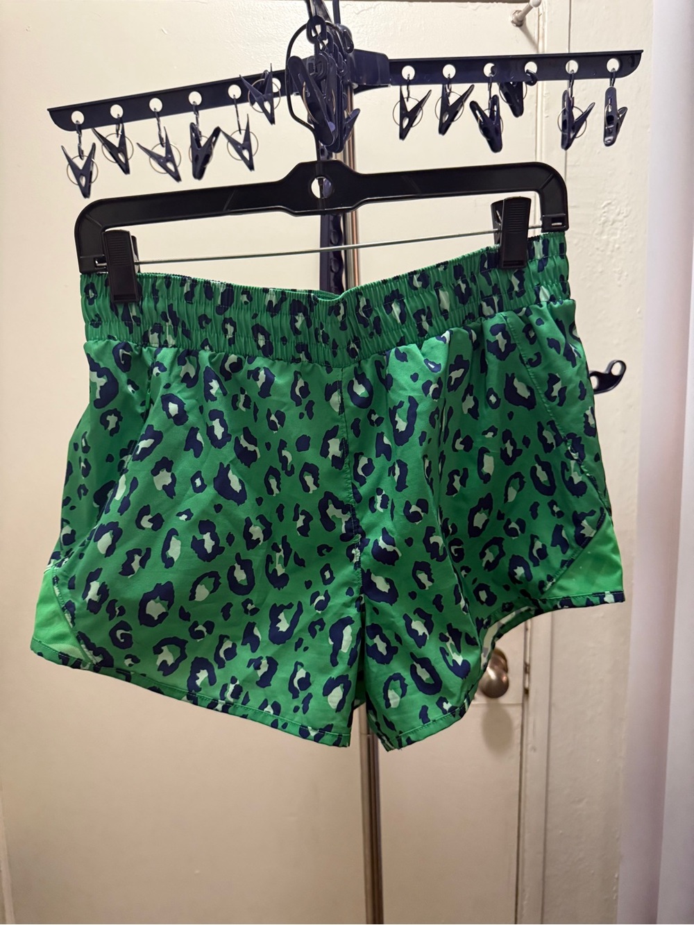 all in motion Green Leopard Print Athletic Shorts - Picture 2 of 7